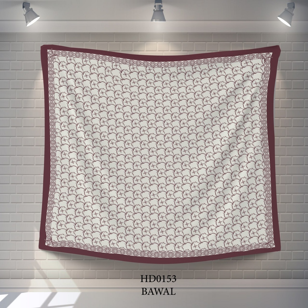 Tudung Bawal (Square Hijab) in HD0153