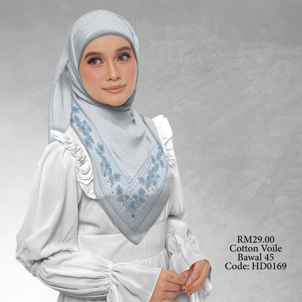Tudung Bawal (Square Hijab) in HD0169