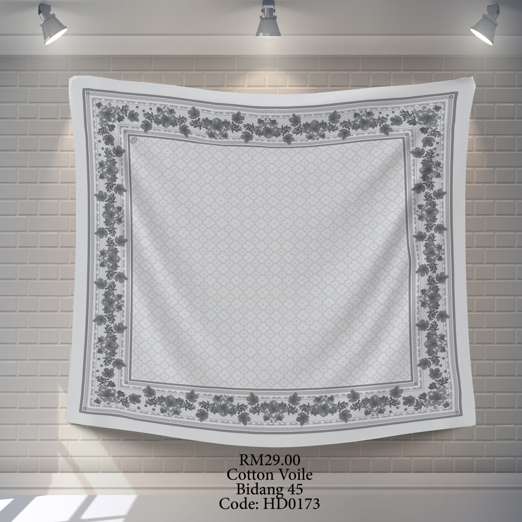 Tudung Bawal (Square Hijab) in HD0173